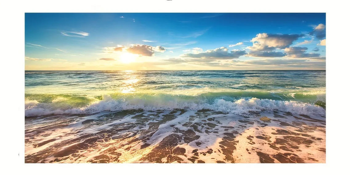 Beach Sunset Wall Art Posters Large Landscape Canvas Painting Print Nordic Wall Decoration Picture For Home Decor
