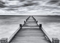 Modern Black  White Landscape Canvas Prints  Mountain Lake Scenery Wall Art for Living Room Decor
