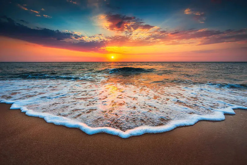 Beach Sunset Wall Art Posters Large Landscape Canvas Painting Print Nordic Wall Decoration Picture For Home Decor