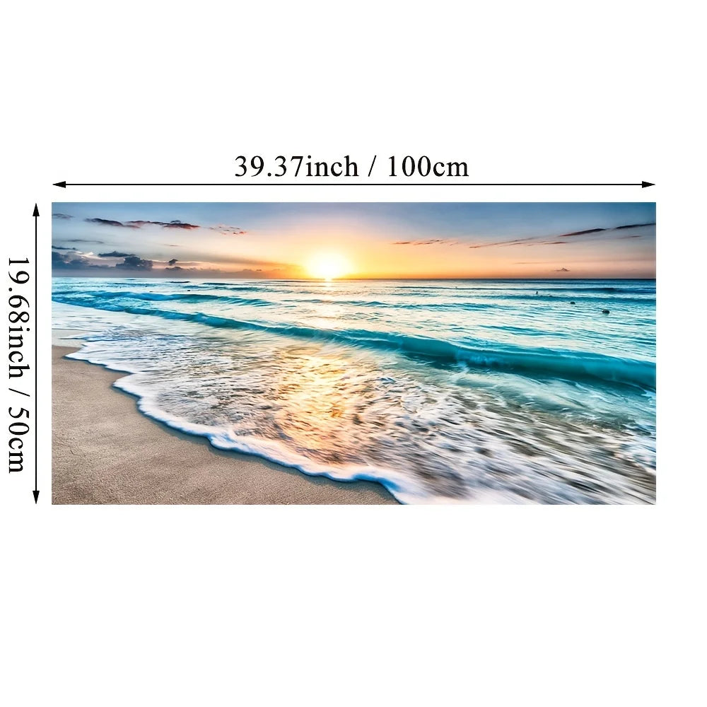 Beach Sunset Wall Art Posters Large Landscape Canvas Painting Print Nordic Wall Decoration Picture For Home Decor