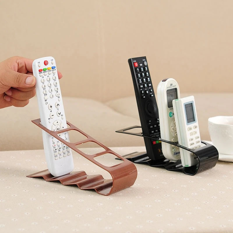 4-Compartment Remote Control & Desktop Organizer | Multi-Purpose Desk Storage Holder