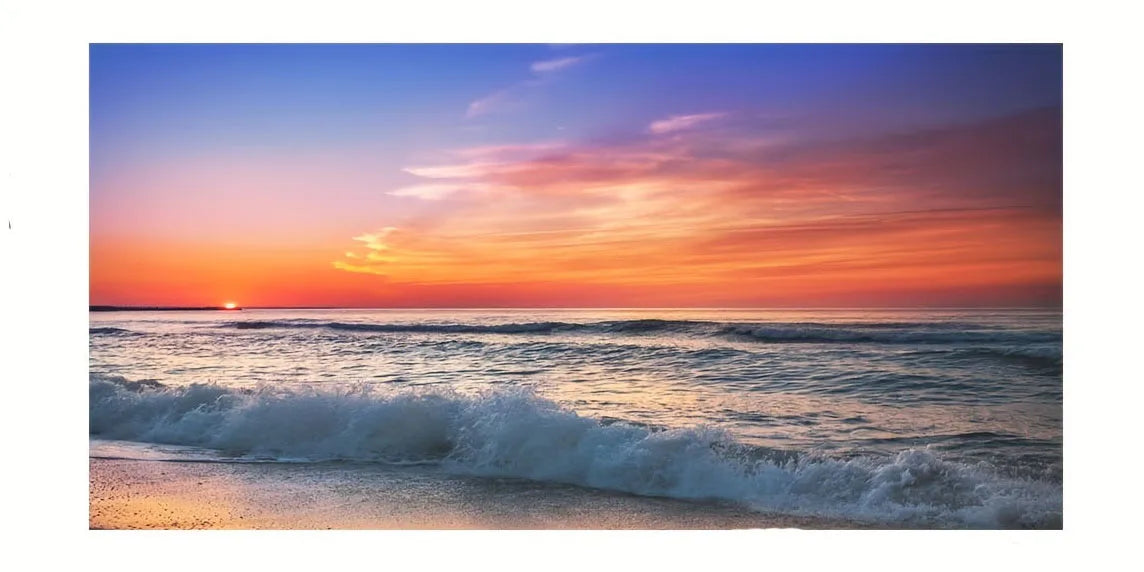Beach Sunset Wall Art Posters Large Landscape Canvas Painting Print Nordic Wall Decoration Picture For Home Decor