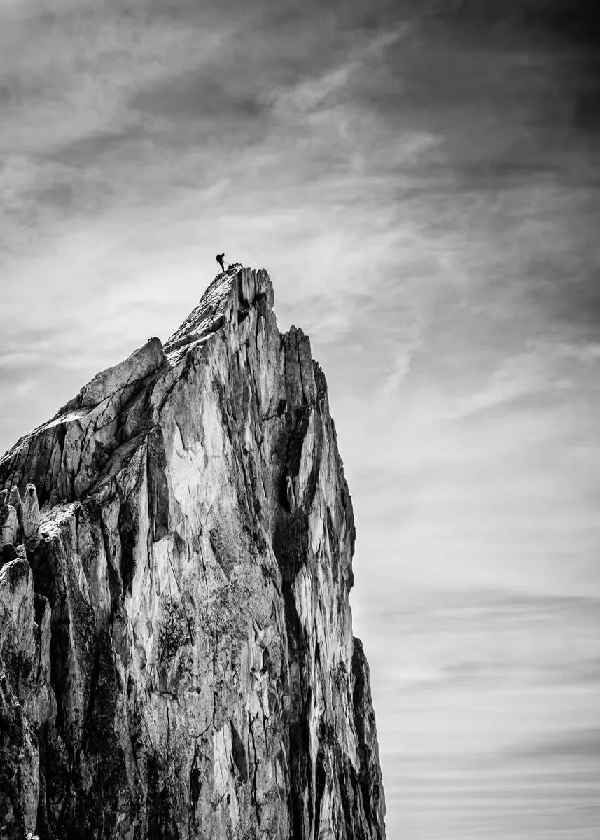 Modern Black  White Landscape Canvas Prints  Mountain Lake Scenery Wall Art for Living Room Decor