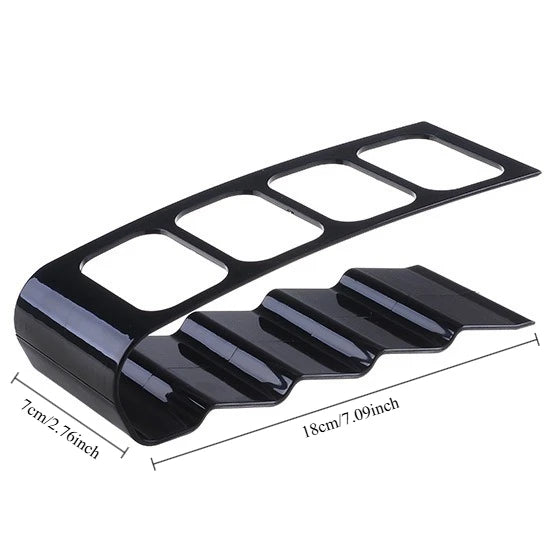 4-Compartment Remote Control & Desktop Organizer | Multi-Purpose Desk Storage Holder